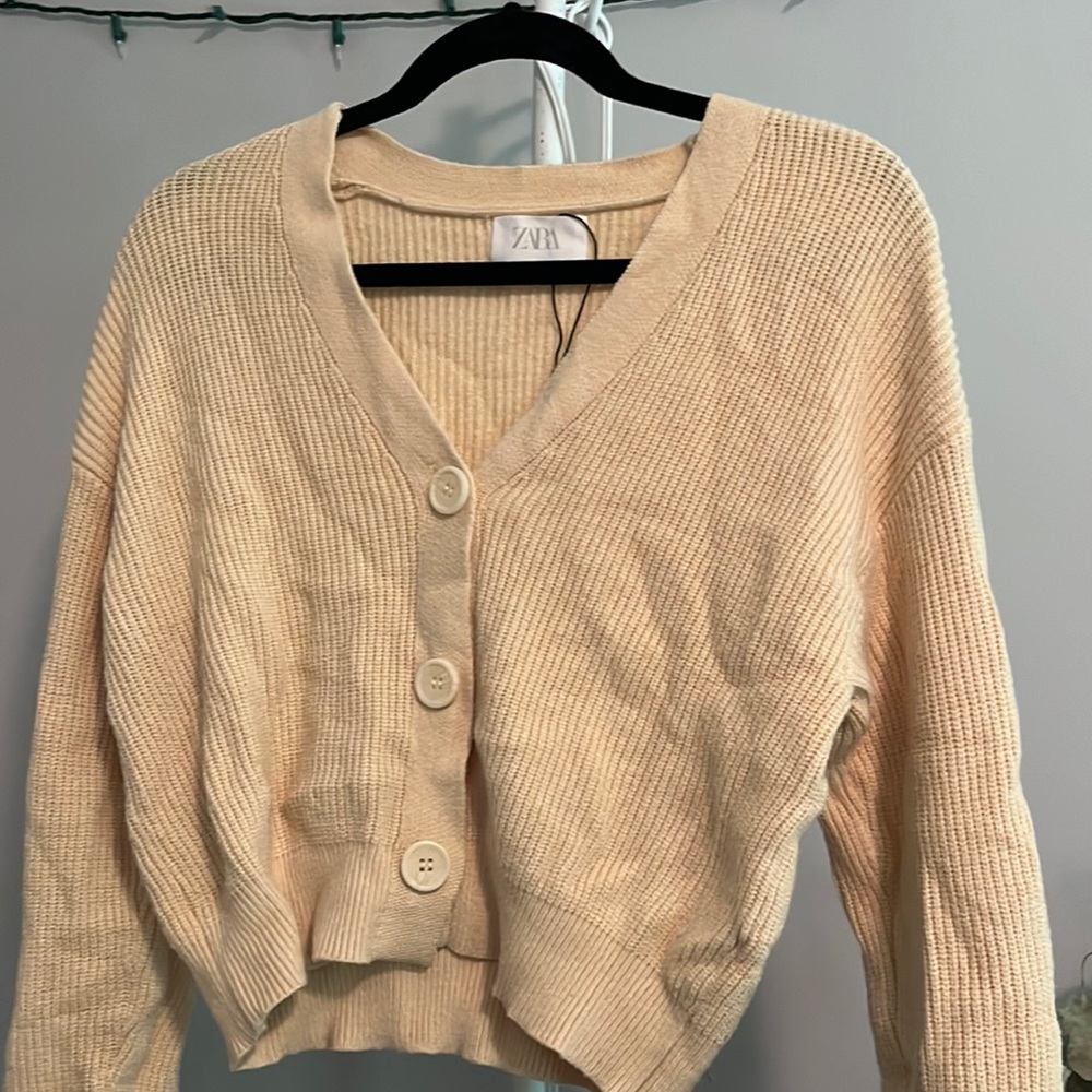 Zara cropped cardigan